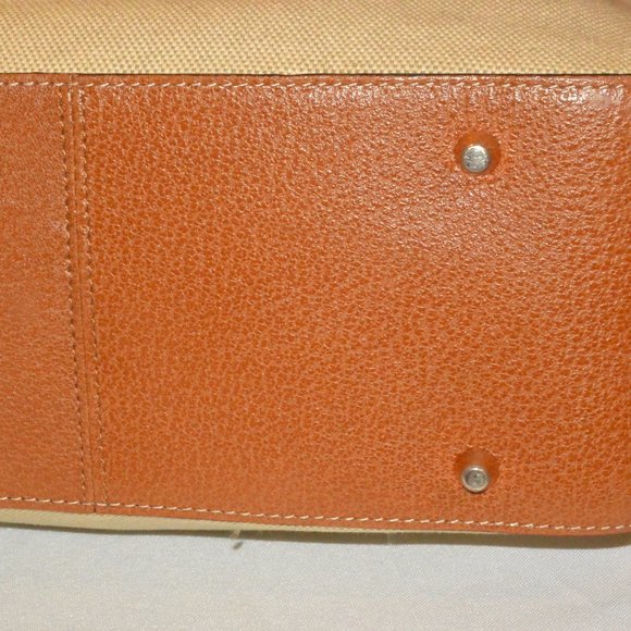 RENE Italy CANVAS & LEATHER SHOULDER BAG - Picture 6 of 8